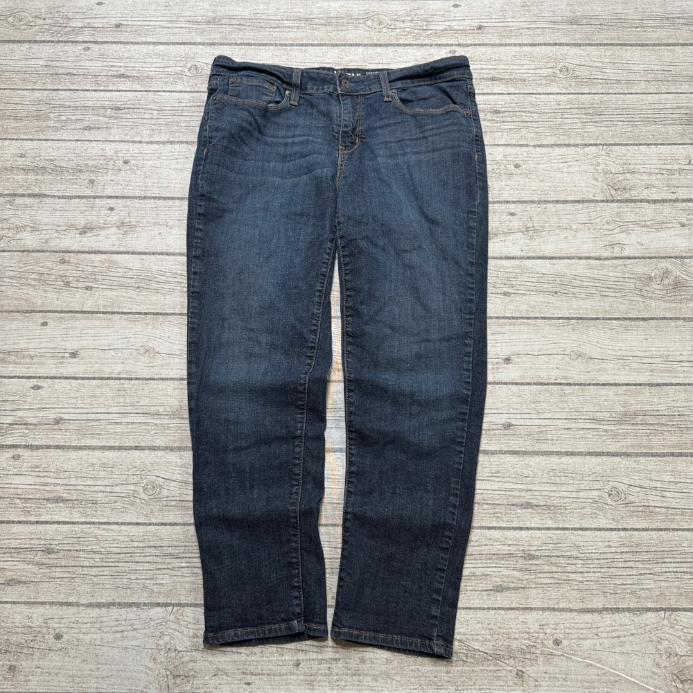 Denizen By Levi's Jeans Women's 12 Blue Dark Wash Denim Skinny Slim Fit Cotton